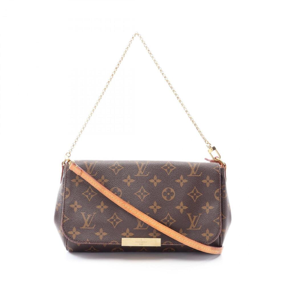 Louis Vuitton Favorite MM 2-Way Handbag, Coated Canvas and Leather, Monogram ...